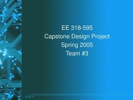 Capstone Design Project