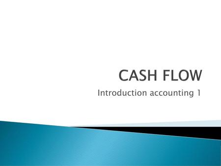 Introduction accounting 1