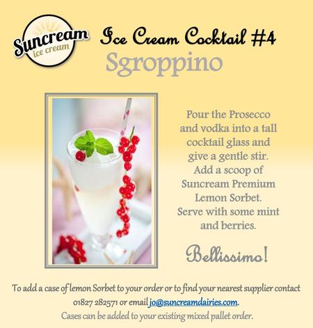 Sgroppino Ice Cream Cocktail #4 Bellissimo!