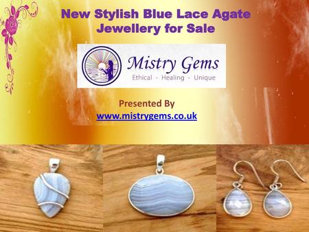 New Stylish Blue Lace Agate Jewellery for Sale