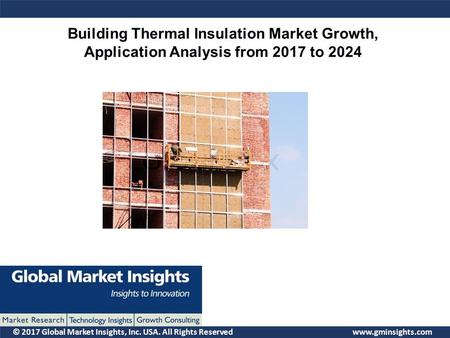© 2017 Global Market Insights, Inc. USA. All Rights Reserved  Building Thermal Insulation Market Growth, Application Analysis from 2017.