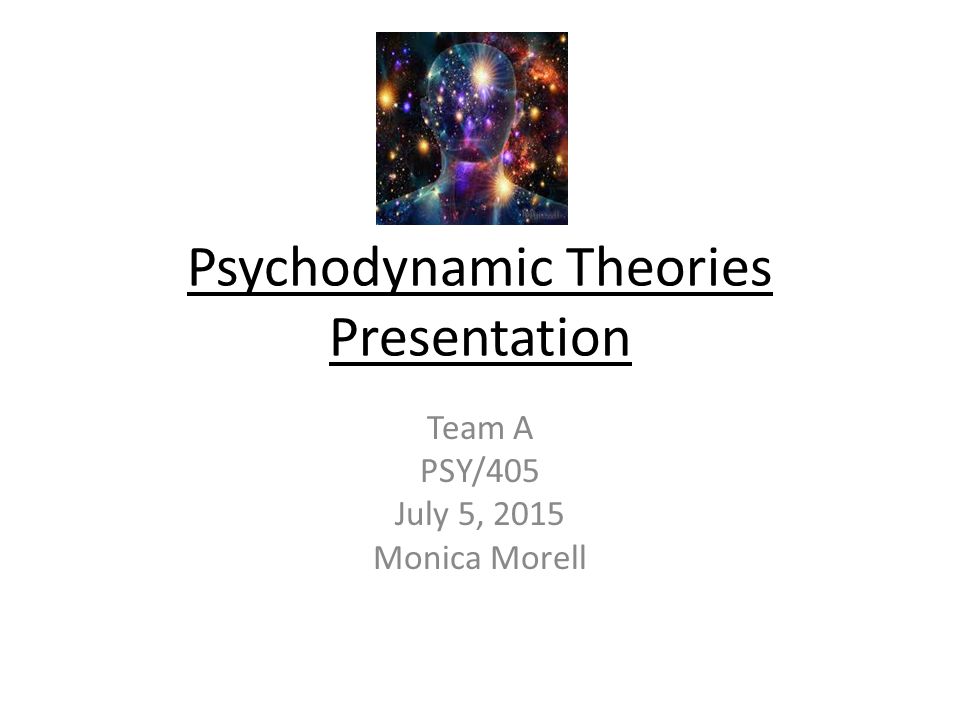 traditional and contemporary psychodynamic theories presentation