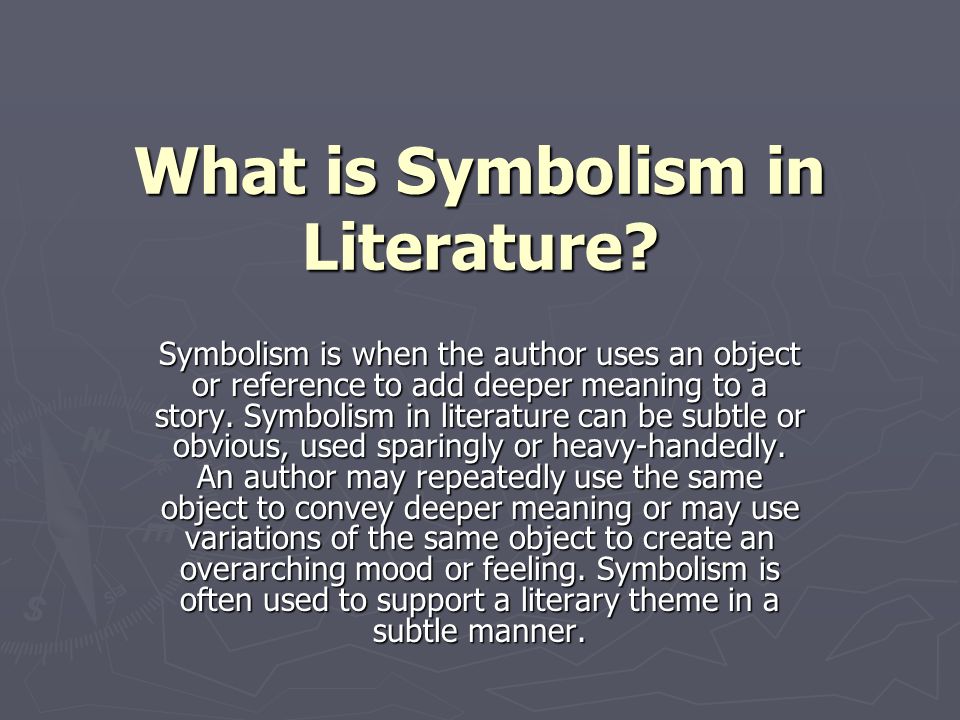 symbolism in literature