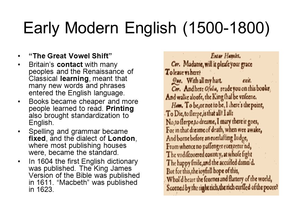 Image result for early modern english