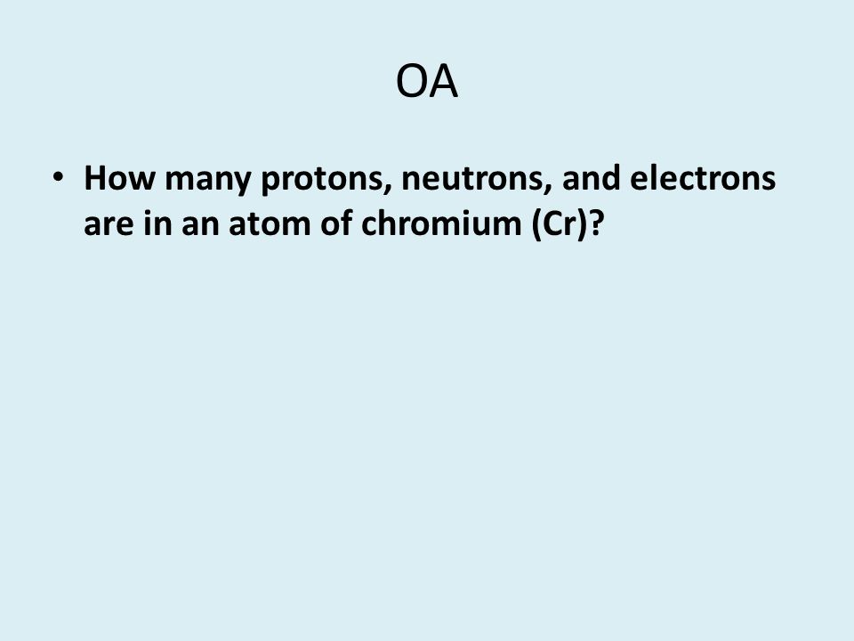 Chromium electron dot diagram