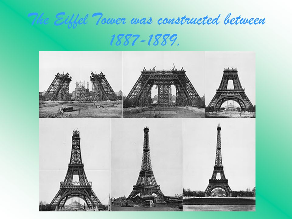 Image result for the eiffel tower in 1889