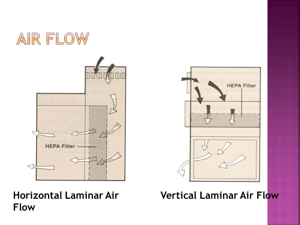 Horizontal Laminar Air Flow Vertical Laminar Air Flow. - ppt download