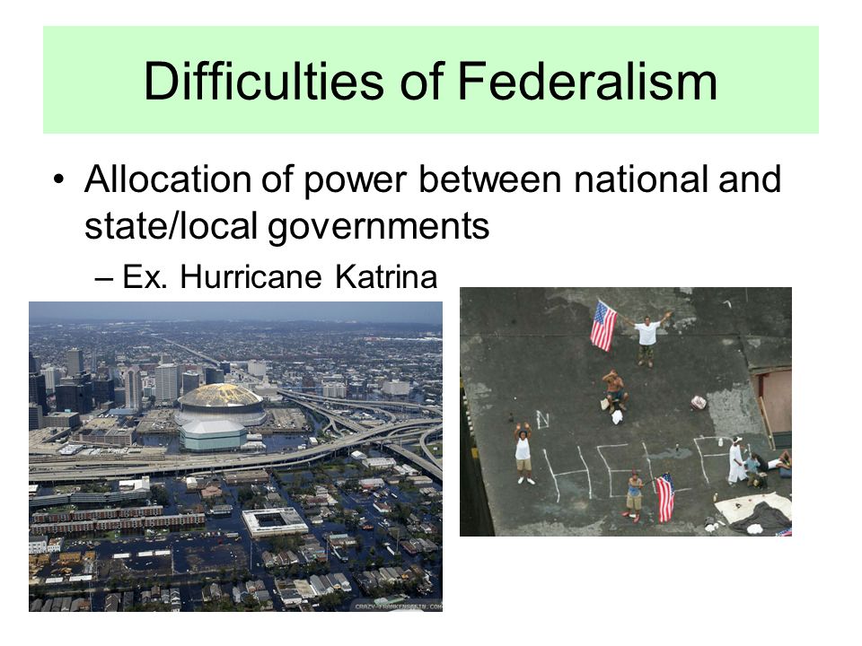 hurricane katrina federalism