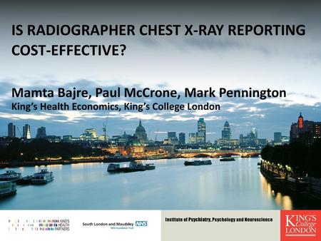 is radiographer chest x-ray reporting cost-effective?