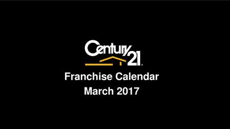 Franchise Calendar March 2017