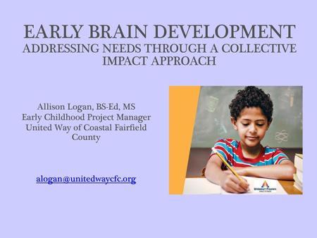 Allison Logan, BS-Ed, MS Early Childhood Project Manager