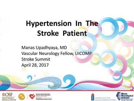 Hypertension In The Stroke Patient