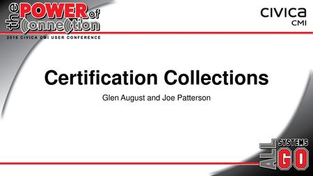 Certification Collections