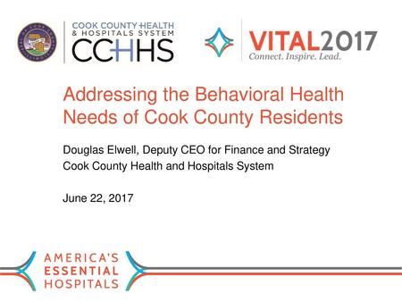 Addressing the Behavioral Health Needs of Cook County Residents