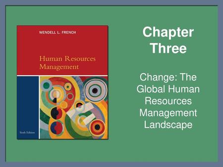 Change: The Global Human Resources Management Landscape