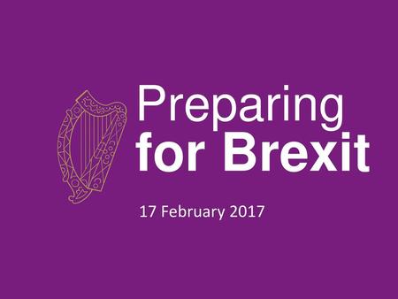 Preparing for Brexit 17 February 2017.