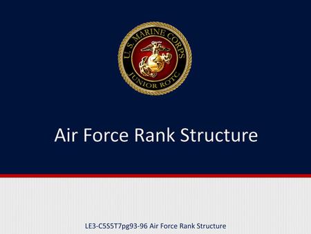 Air Force Rank Structure