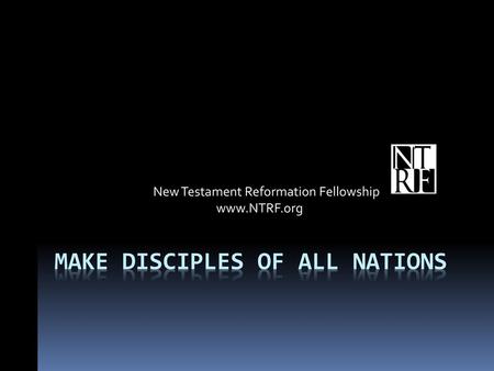 Make Disciples of all nations