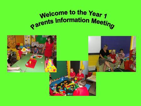 Parents Information Meeting