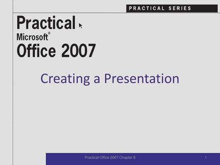 Creating a Presentation