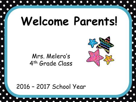 Mrs. Melero’s 4th Grade Class 2016 – 2017 School Year