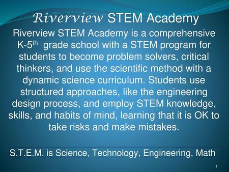 Riverview STEM Academy