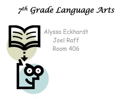 Alyssa Eckhardt Joel Raff Room 406