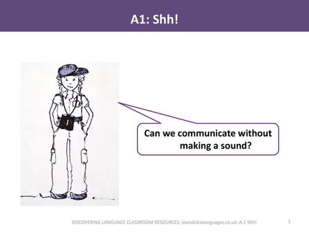 Can we communicate without making a sound?
