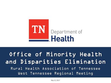 Office of Minority Health and Disparities Elimination