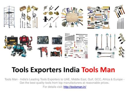 Tools Exporters India Tools Man