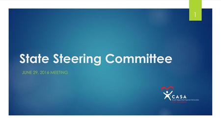 State Steering Committee