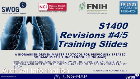 S1400 Revisions #4/5 Training Slides