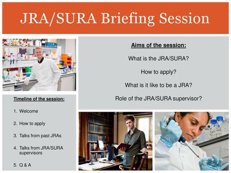 JRA/SURA Briefing Session