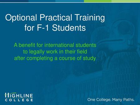 Optional Practical Training for F-1 Students