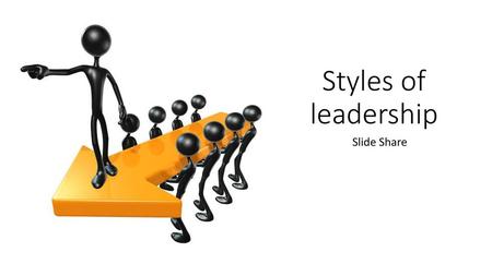 Styles of leadership Slide Share.