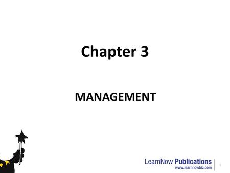 Chapter 3 MANAGEMENT.