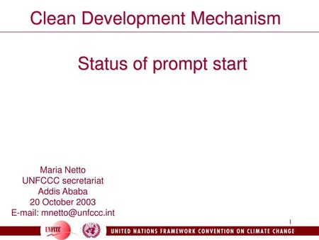 Clean Development Mechanism