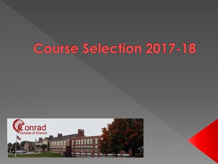 Course Selection 2017-18.
