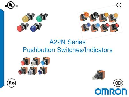 A22N Series Pushbutton Switches/Indicators