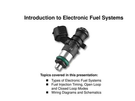 Introduction to Electronic Fuel Systems