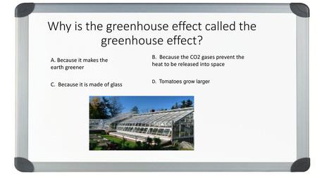 Why is the greenhouse effect called the greenhouse effect?
