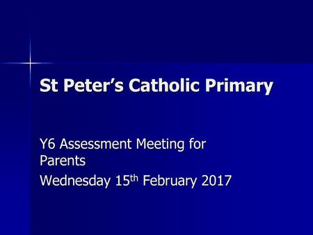 St Peter’s Catholic Primary