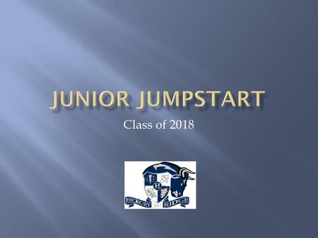 Junior Jumpstart Class of 2018.