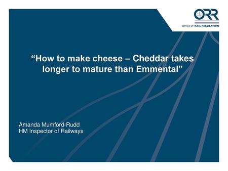 “How to make cheese – Cheddar takes longer to mature than Emmental”