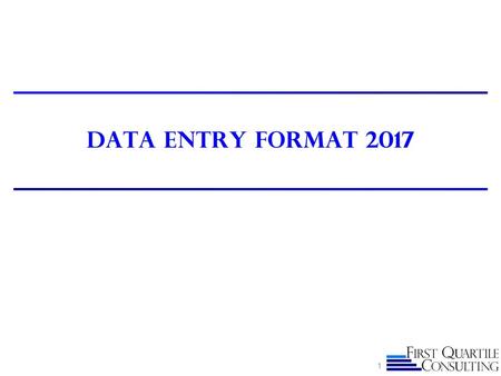 Data Entry Format 2017.