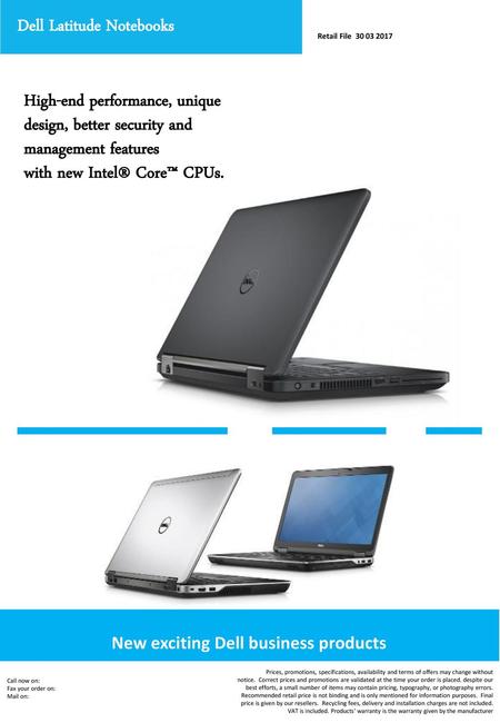 New exciting Dell business products