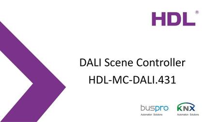 DALI Scene Controller HDL-MC-DALI.431.