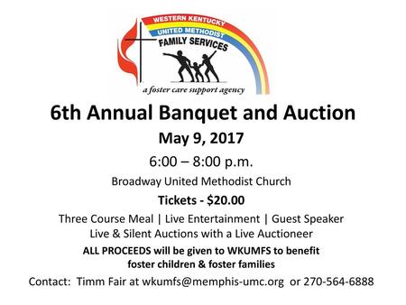 6th Annual Banquet and Auction