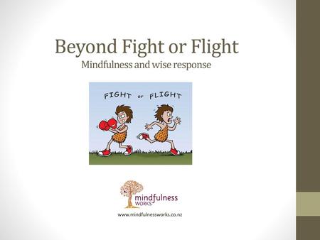 Beyond Fight or Flight Mindfulness and wise response