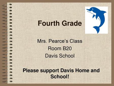 Please support Davis Home and School!